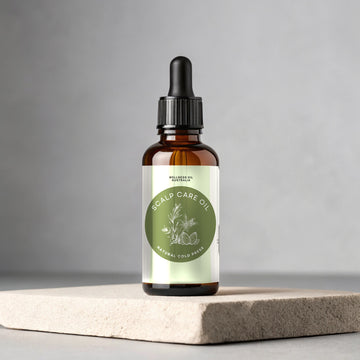 Scalp Care Oil – 100% Cold-Pressed Almond, Castor & Rosemary Oil Blend